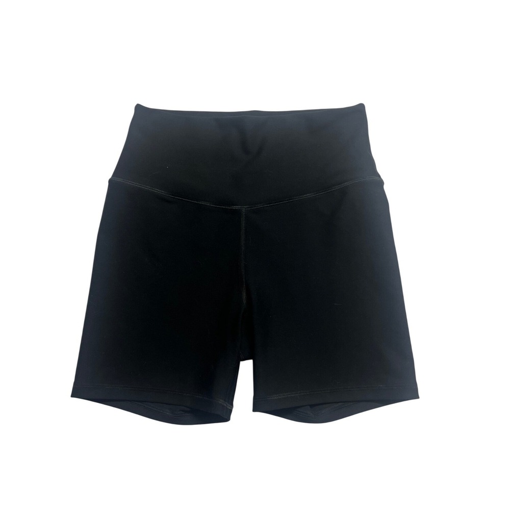 YPB Abercrombie sculptLUX High Rise Biker Shorts Black Womens Small Gym Yoga